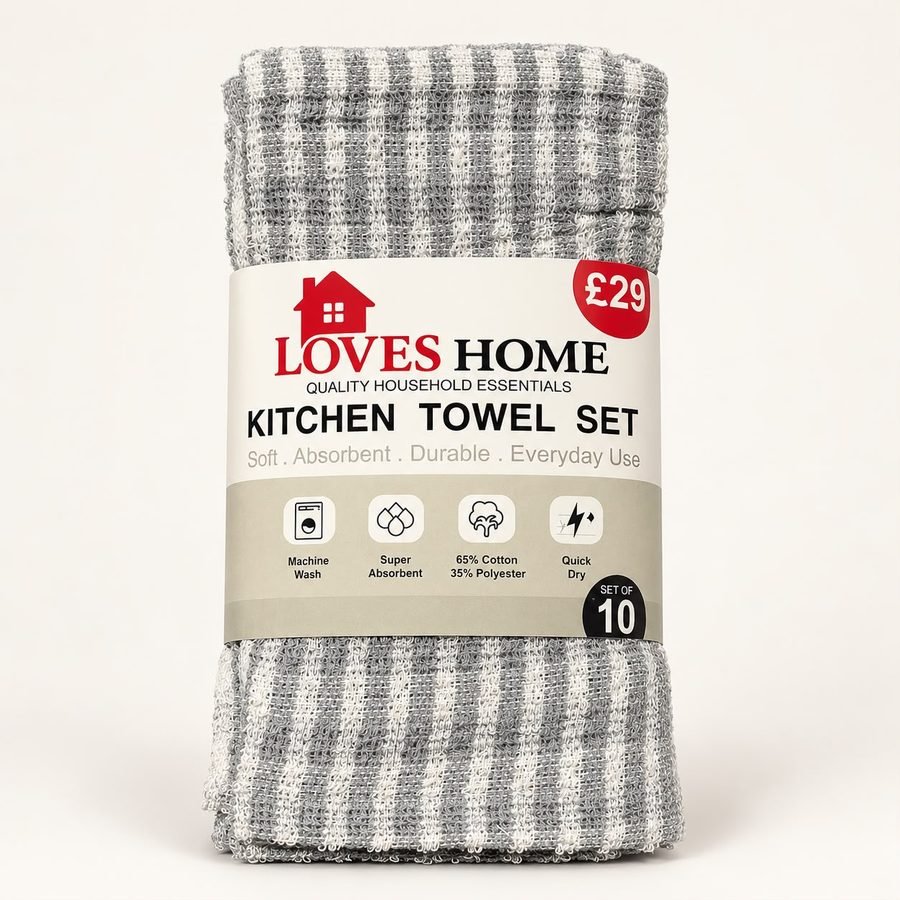 Striped Kitchen Towel Set by Ahmad Fiaz Textiles, Faisalabad