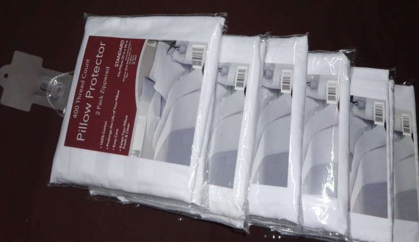 Packed Mattress Protectors manufactured to buyer specifications by Ahmad Fiaz Textiles, Faisalabad Pakistan